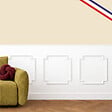 99DECO - Kit de 3 moulures murales en bois - Pin des Landes - Cimaises, prêtes à coller et peindre - Ambre - 3 mètres - Fabrication française - vignette
