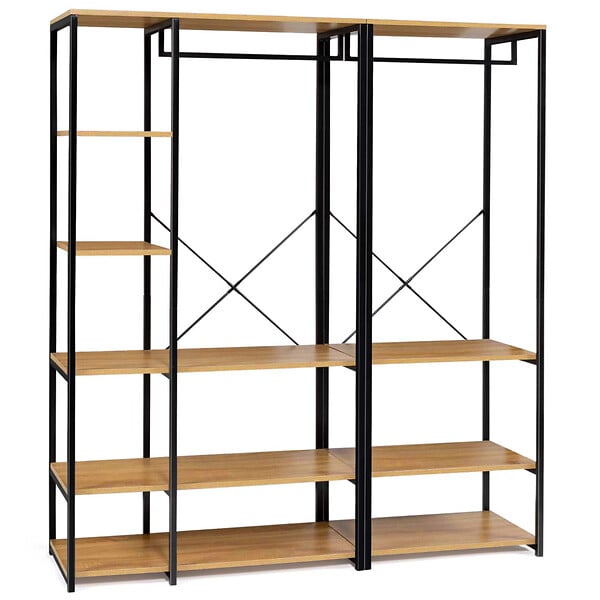 ID MARKET - Dressing modulable XXL L. 150 cm DETROIT design industriel - large