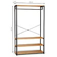 ID MARKET - Dressing large L. 100 cm DETROIT design industriel - vignette