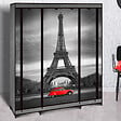 ID MARKET - Armoire de rangement penderie pliable vêtements en tissu PARIS dressing XXL - vignette