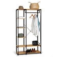 ID MARKET - Dressing penderie étagères L. 90 cm DETROIT design industriel - vignette