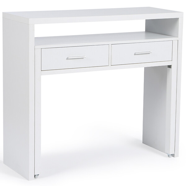 ID MARKET - Bureau extensible MAX blanc - large