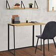 ID MARKET - Bureau pliable DETROIT design industriel - vignette