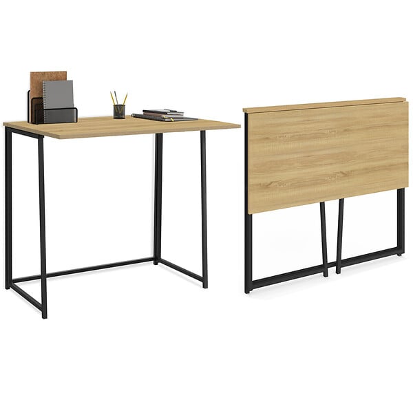 ID MARKET - Bureau pliable DETROIT design industriel - large