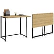 ID MARKET - Bureau pliable DETROIT design industriel - vignette