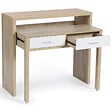 ID MARKET - Bureau extensible MAX façon hêtre et blanc - vignette