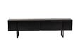 HABITAT ET JARDIN - Meuble TV en bois "Serenity" - 180 x 29 x 50 cm - Noir - vignette