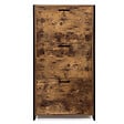 ID MARKET - Meuble à chaussures 18 paires DAYTON 3 portes effet vieilli design industriel - vignette