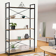 ID MARKET - Etagère XL 5 niveaux DETROIT design industriel 170 cm - vignette