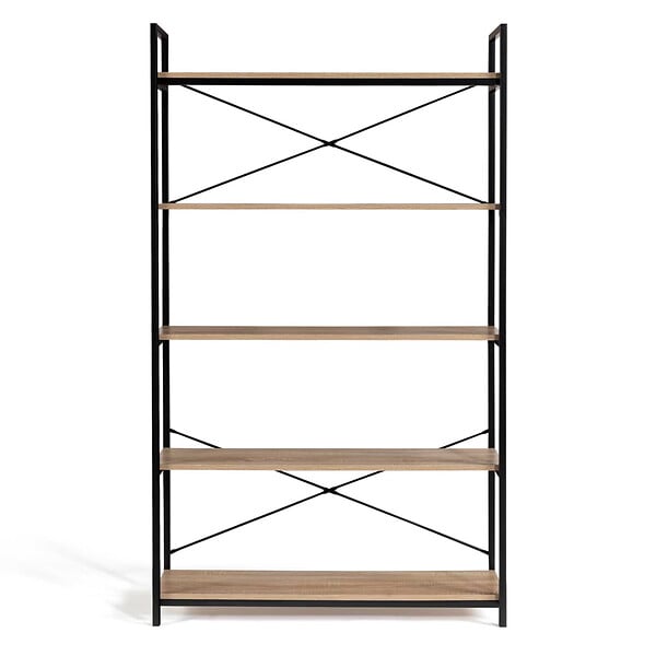 ID MARKET - Etagère XL 5 niveaux DETROIT design industriel 170 cm - large