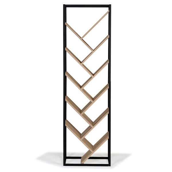 ID MARKET - Etagère bibliothèque en forme d'arbre 10 niveaux DETROIT design industriel 170 cm - large