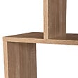 ID MARKET - Etagère bibliothèque SOFIA forme S bois façon hêtre 189 cm - vignette
