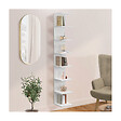 ID MARKET - Etagère murale suspendue double position CHIARA 8 étagères blanc 190 cm - vignette