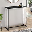 ID MARKET - Console DAVIS en métal noir mat design industriel - vignette