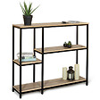 ID MARKET - Console étagère bibliothèque DETROIT design industriel - vignette
