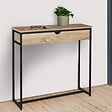 ID MARKET - Console 1 tiroir DETROIT design industriel - vignette