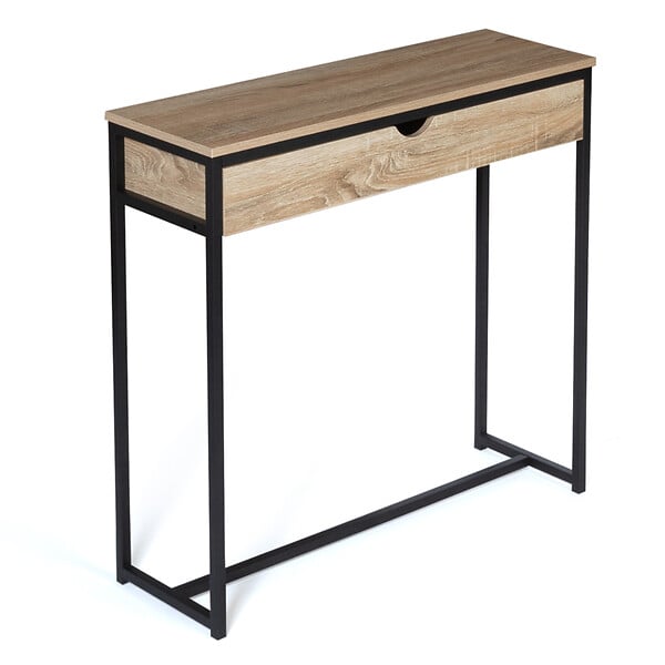 ID MARKET - Console 1 tiroir DETROIT design industriel - large