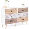 ID MARKET - Commode 6 tiroirs BAHIA 115 cm scandinave - vignette