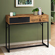 ID MARKET - Console 2 tiroirs CHICAGO design industriel - vignette