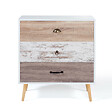 ID MARKET - Commode 3 tiroirs BAHIA 75 cm scandinave - vignette