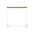 ID MARKET - Console DETROIT design industriel bois et métal blanc - vignette
