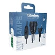 TIBELEC - Kit adaptateur bouteille plastique Noir E27 - vignette