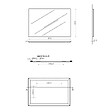 KIAMAMI VALENTINA - Miroir Simple Sans Cadre 60X90 - vignette