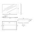 KIAMAMI VALENTINA - Miroir 120X70 A Affleurement Avec Lampe Led - vignette