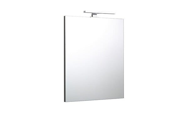 KIAMAMI VALENTINA - Miroir De Salle De Bains Affleurant Réversible 60X70 Métallique Avec Lampe À Leds - large