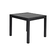 HAPPY GARDEN - Salon de jardin LAMPEDUSA extensible en textilène gris 8 places - aluminium anthracite - vignette