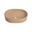 CERAMIA - Ceramia Vasque à poser ovale 50 x 36,5 x 12 cm sans trop-plein moka mat PixL (CEPX5037MOM) - vignette