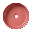 CERAMIA - Ceramia Vasque à poser ronde 36 cm hauteur 12,5 cm sans trop-plein rose mat PixL (CEPX3636PM) - vignette