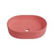 CERAMIA - Ceramia Vasque à poser ovale 50 x 36,5 x 12 cm sans trop-plein rose mat PixL (CEPX5037PM) - vignette