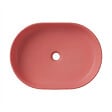 CERAMIA - Ceramia Vasque à poser ovale 50 x 36,5 x 12 cm sans trop-plein rose mat PixL (CEPX5037PM) - vignette