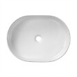 CERAMIA - Ceramia Vasque à poser ovale 50 x 36,5 x 12 cm sans trop-plein blanc brillant PixL (CEPX5037) - vignette