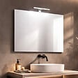 KIAMAMI VALENTINA - Miroir De Salle De Bains Réversible À Led Réversible 80X70 Cm - vignette