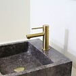 ESSEBAGNO - Luisa mitigeur lavabo bas or brossé - vignette