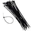 NATURE - Lot de 25 colliers de tuteurage nylon - 20cm - Noir - vignette