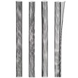 NATURE - Lot 4 manchons protection arbres anti-rongeurs noir 55cm - vignette