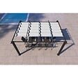 CONCEPT USINE - Pergola auto-portée 3 x 4 m avec toile rétractable beige NILA - vignette