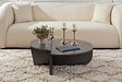 HABITAT ET JARDIN - Table basse en bois "Orion" 90 x 60 x 30 cm - Anthracite - vignette