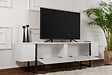 HABITAT ET JARDIN - Meuble TV en bois "Serenity" 180 x 30 x 45 cm - Blanc - vignette