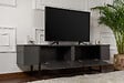 HABITAT ET JARDIN - Meuble TV en bois "Serenity" 180 x 30 x 50 cm - Anthracite - vignette