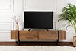 HABITAT ET JARDIN - Meuble TV en bois "Serenity" 180 x 30 x 50 cm - Noyer - vignette