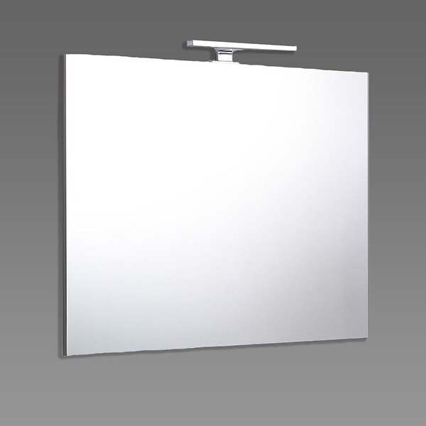 KIAMAMI VALENTINA - Miroir De Salle De Bain 90X60 Avec Applique Chromée À Led - large