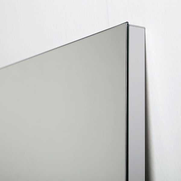 KIAMAMI VALENTINA - Miroir Pour Salle De Bain 90X70 Cm Réversible Avec Cadre À Support - large