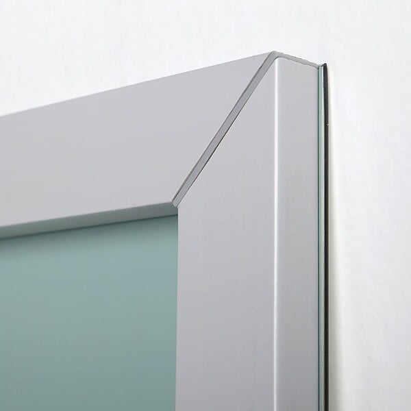 KIAMAMI VALENTINA - Miroir Pour Salle De Bain 90X70 Cm Réversible Avec Cadre À Support - large