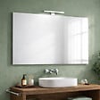 KIAMAMI VALENTINA - Miroir Avec Bords Polis Cm 100X70 Réversible Avec Lampe Led - vignette
