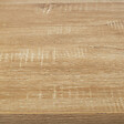 ID MARKET - Ilot central IVO 120 cm bois noir avec plan de travail façon hêtre - vignette