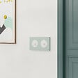 SCHNEIDER - Plaque 2 postes, Vert jade, Odace - vignette